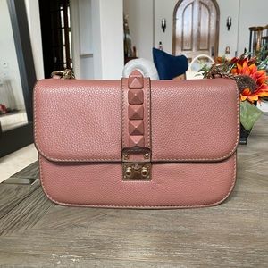 Valentino Rockstud Medium Lock Flap bag